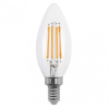Bombilla LED Filamento Vela, clara, 4W (2700K)