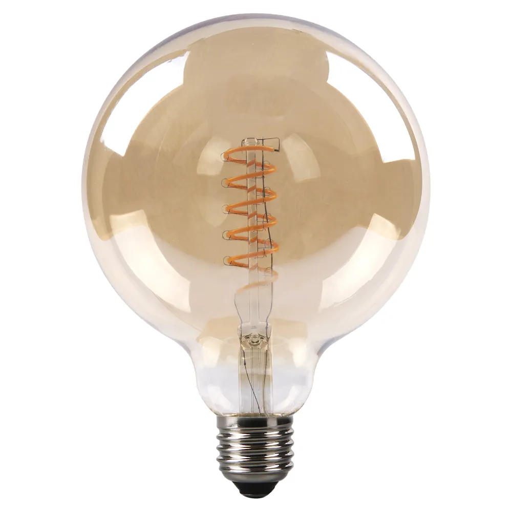 14144114D, Globo led vintage, extra cálido, Ø125mm