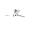 TEO, Ventilador de techo níquel, aspas color blanco