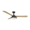 UMI, Ventilador de techo marrón, aspas color haya