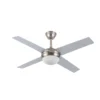 CIRO, Ventilador de techo níquel, aspas color plata