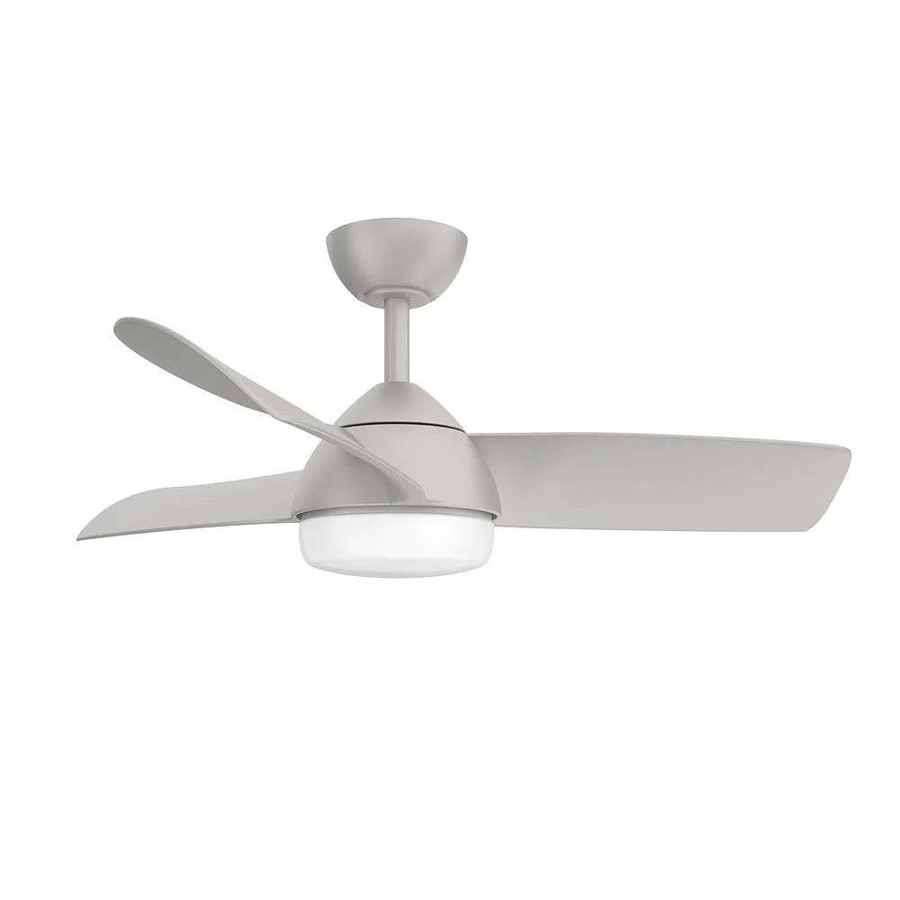 HAUR, Ventilador de techo color plata
