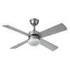 SOFIA, Ventilador de techo níquel, aspas color plata