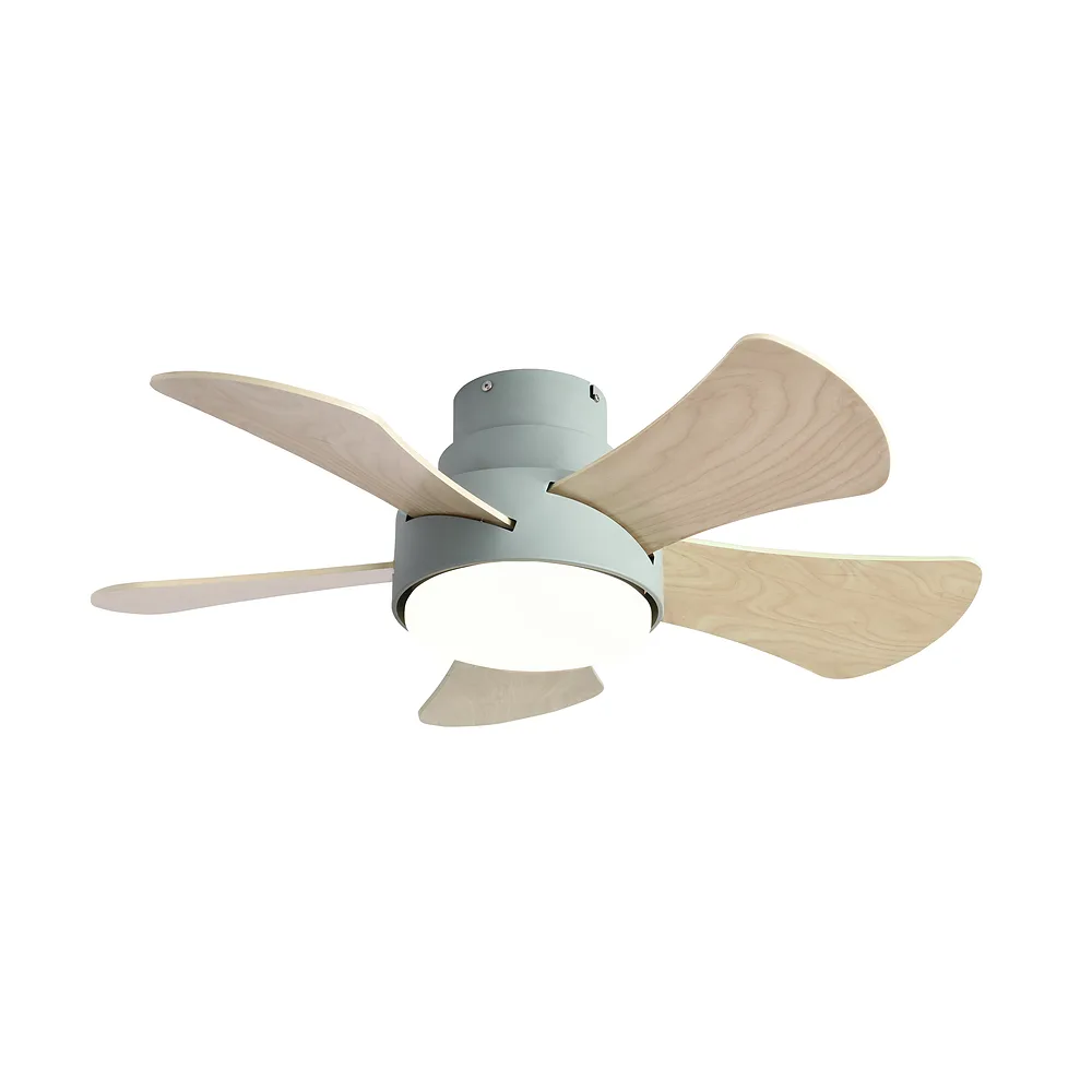 GREGARIO, Ventilador de techo verde/haya