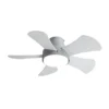 GREGARIO, Ventilador de techo gris/blanco