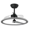 CHOM, Ventilador de techo color negro