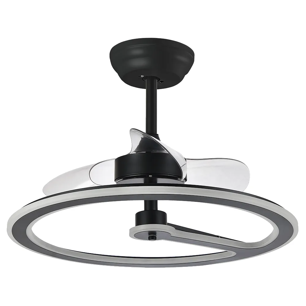 CHOM, Ventilador de techo color negro