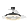 184891409, Ventilador techo Turia, negro/blanco