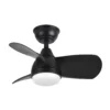 PIRDO, Ventilador de techo color negro