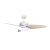 CROSS, Ventilador de techo blanco, aspas reversibles blanco/haya