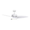 CROSS, Ventilador de techo blanco, aspas reversibles blanco/haya