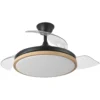 197091388, Ventilador techo Evros, negro/haya
