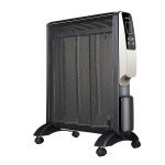 Radiador de mica 2000W, con temporizador, color Negro, modelo Abrigo