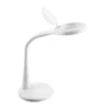 PLATH, Flexo Led con lupa, color blanco