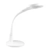 PLATH, Flexo Led con lupa, color blanco