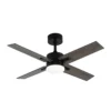 TALCO, Ventilador techo negro, aspas reversibles negro/gris