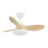 PÁRAMO, Ventilador techo color blanco/haya