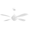 LIVORNO, Ventilador de techo color blanco