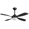 LIVORNO, Ventilador de techo color negro