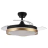 208791316, Ventilador techo Blondi, negro/oro