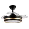 208999016, Ventilador techo Viper mini, negro/oro