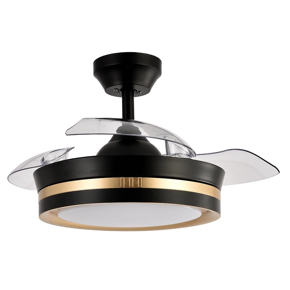 208999016, Ventilador techo Viper mini, negro/oro