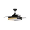 214491388, Ventilador techo Emperador, negro/haya