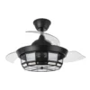 222699009, Ventilador techo Tornado mini, negro