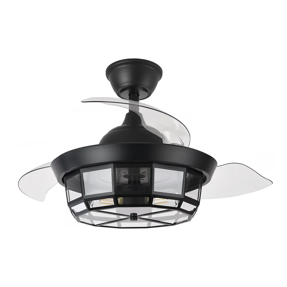 222699009, Ventilador techo Tornado mini, negro