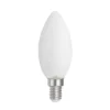 Bombilla LED filamento, vela, opal