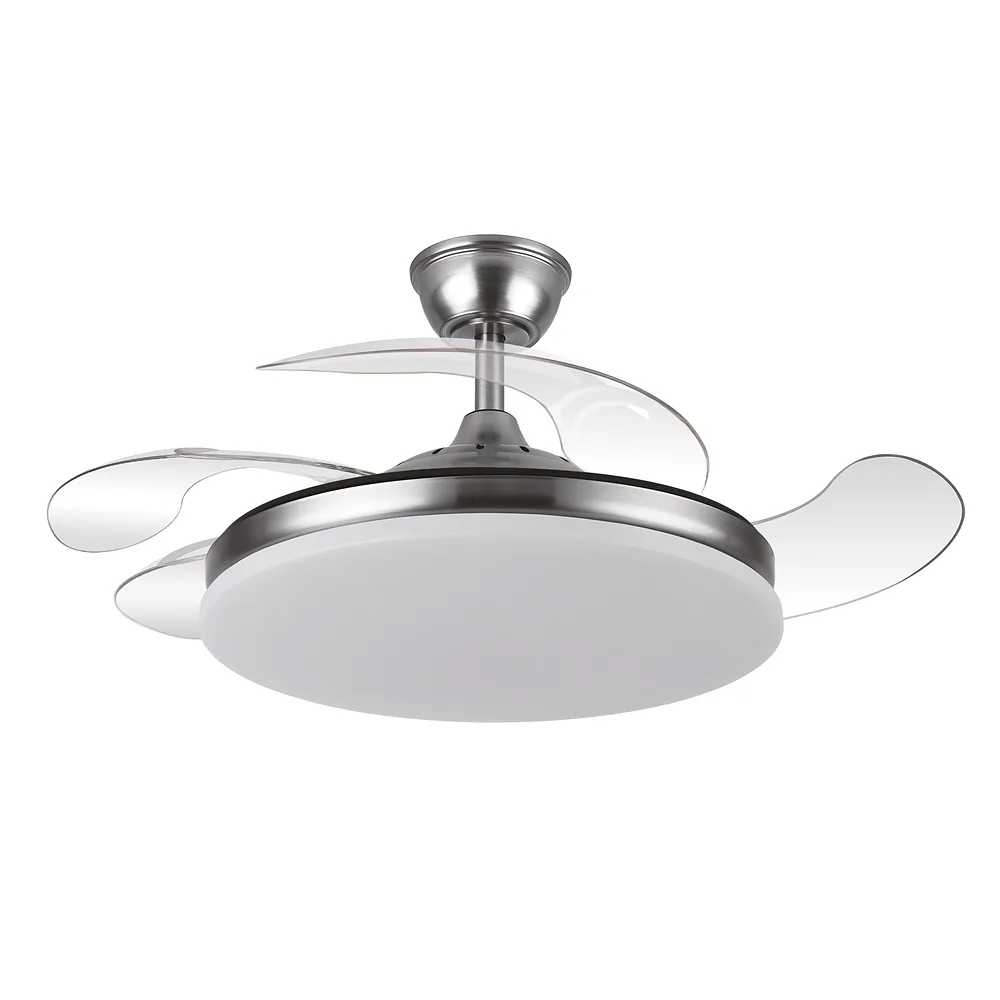 236391303, Ventilador techo Tridente, níquel