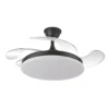 236391309, Ventilador techo Tridente, negro