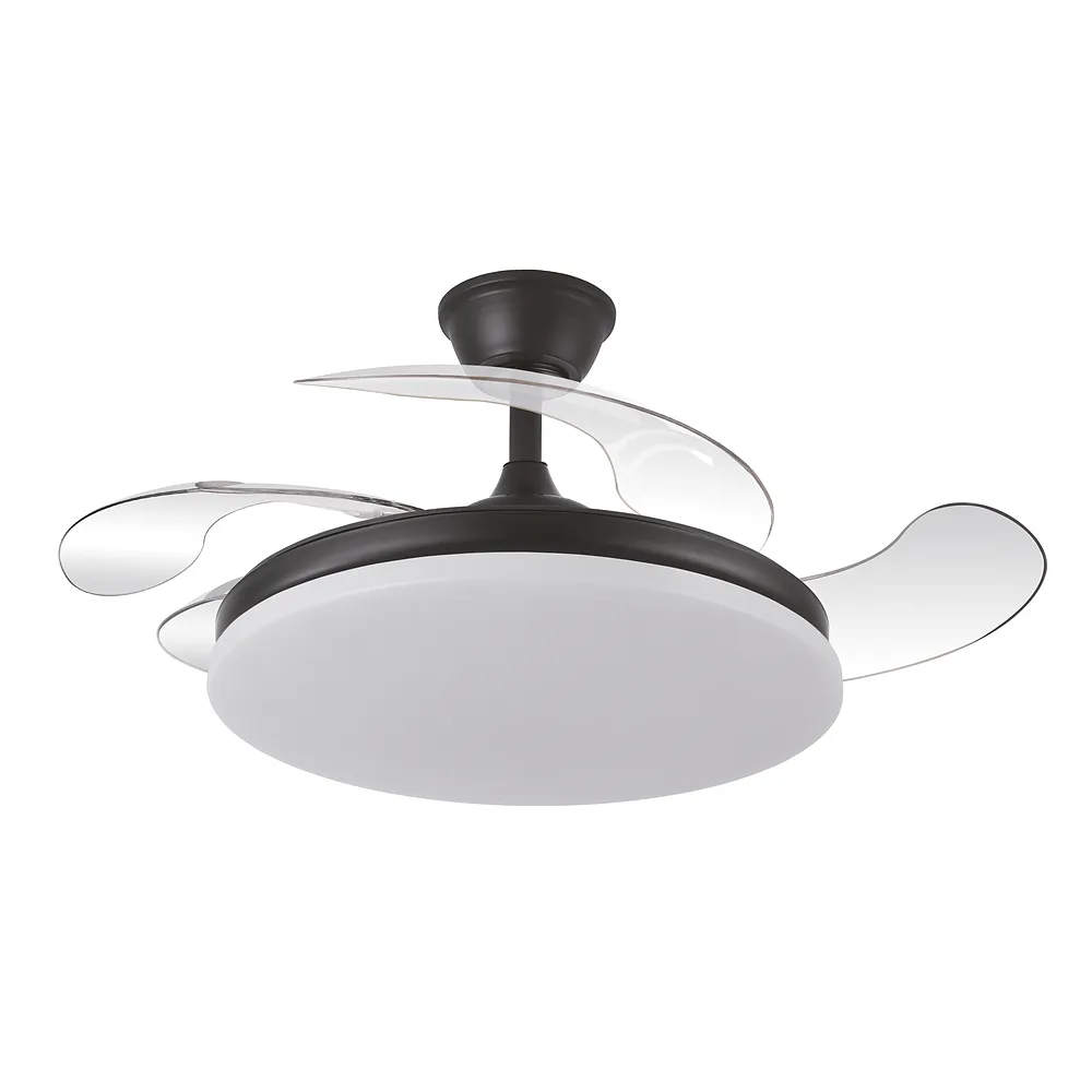 236391309, Ventilador techo Tridente, negro