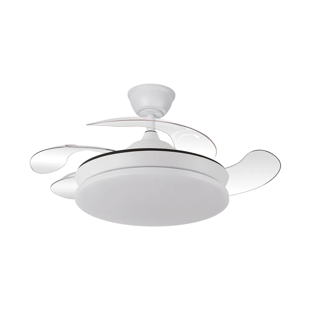 236399001, Ventilador techo Tridente mini, blanco