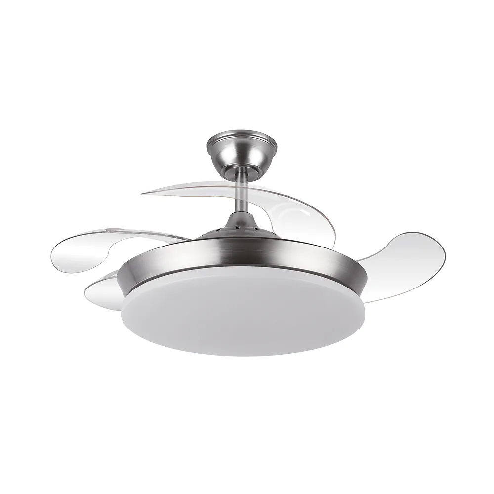 236399003, Ventilador techo Tridente mini, níquel