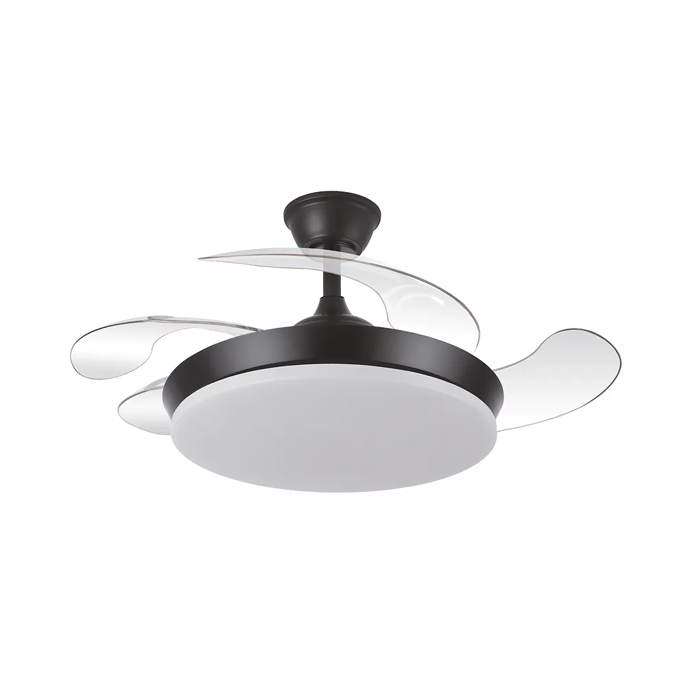 236399009, Ventilador techo Tridente mini, negro