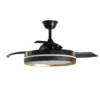 239591316, Ventilador techo Mandarin, negro/oro