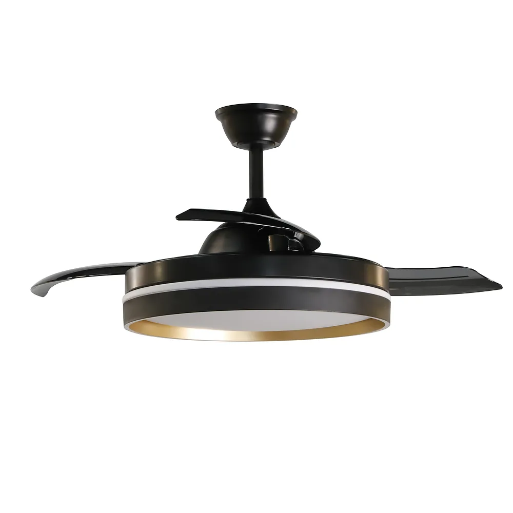 239591316, Ventilador techo Mandarin, negro/oro
