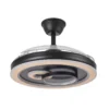 242491388, Ventilador techo Cupido, negro/madera