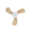 ENOC, Ventilador de techo color blanco, aspas color haya