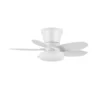 HARAN, Ventilador de techo color blanco