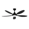 TOBARRA, Ventilador de techo negro