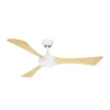 TORMOS, Ventilador de techo color blanco, aspas color haya