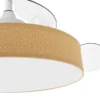 264290201, Ventilador de techo BOGA AMARILLO, blanco