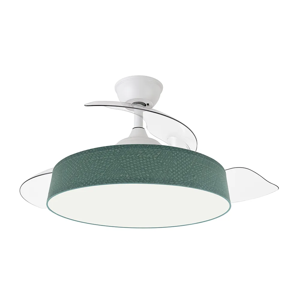 264290301, Ventilador de techo BOGA VERDE, blanco