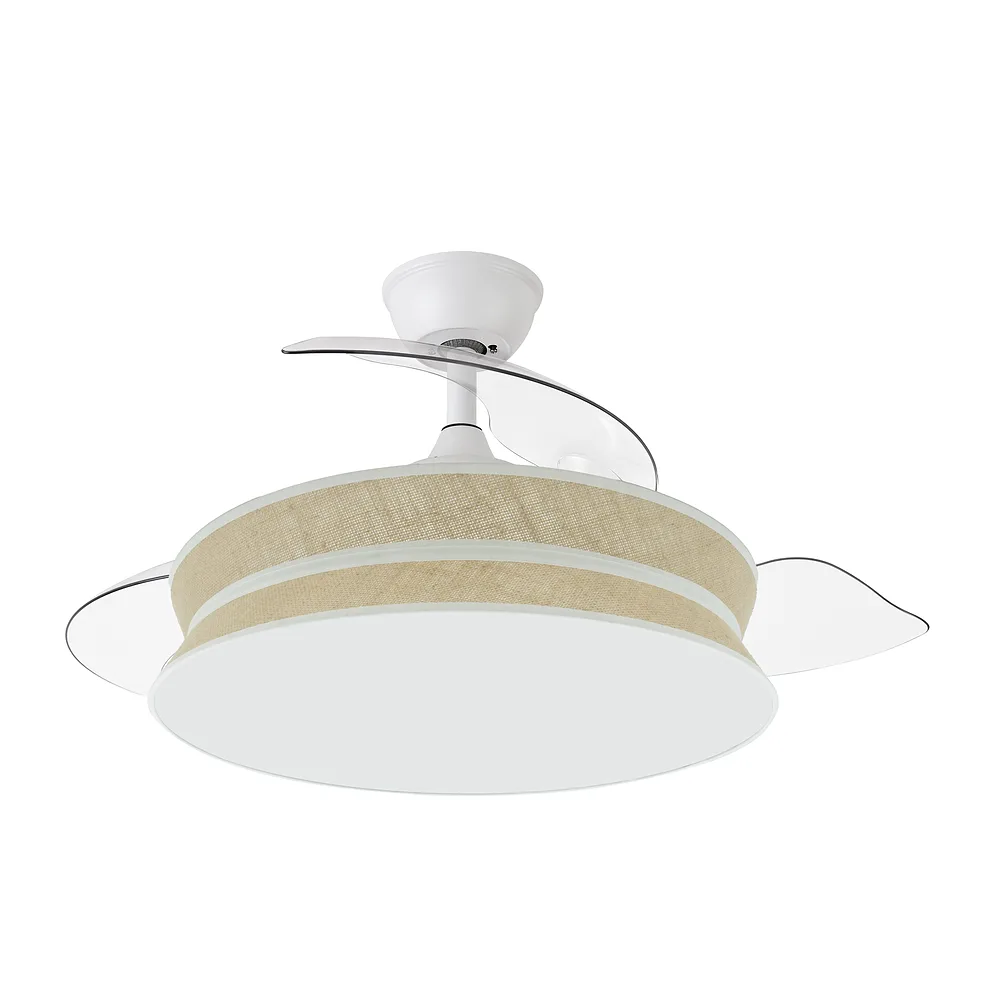 264390301, Ventilador de techo DECOR NATURAL, blanco