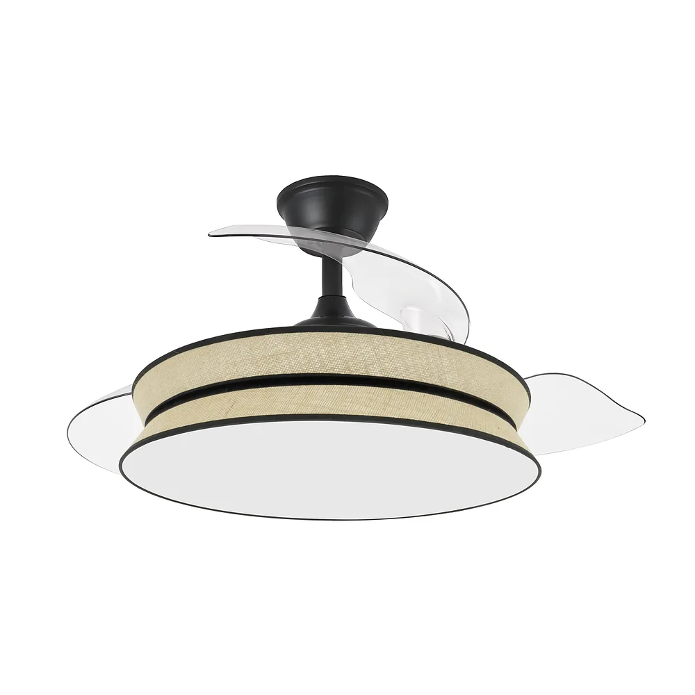 264390609, Ventilador de techo DECOR NATURAL, negro
