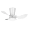 TRIOLLO, Ventilador de techo color blanco