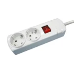 36.097, Base múltiple "pro" 2 enchufes con interruptor