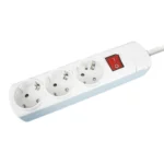 36.112, Base múltiple "pro" 3 enchufes con interruptor